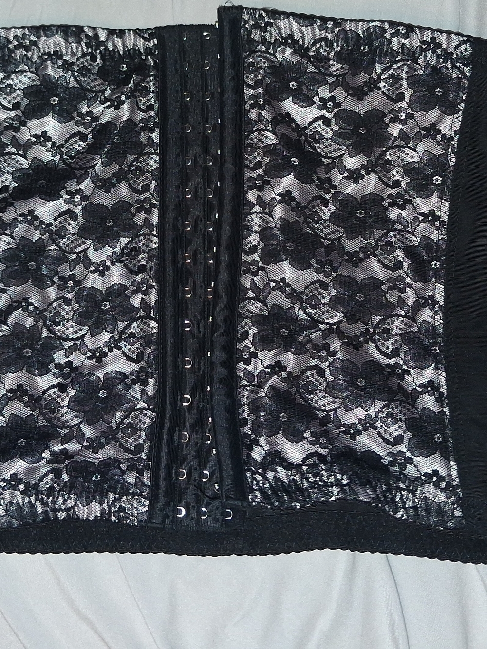 Black Lace Bustier Corset Top - Women Intimates